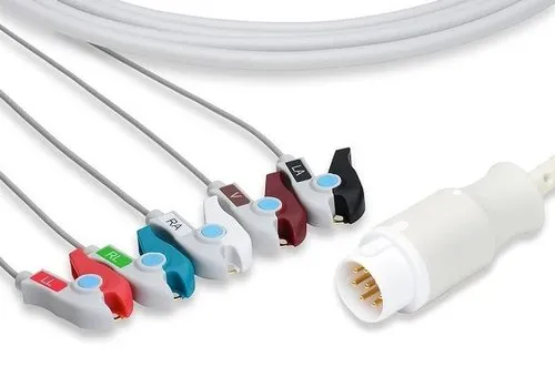 5 lead grabber philips compatible ecg cable