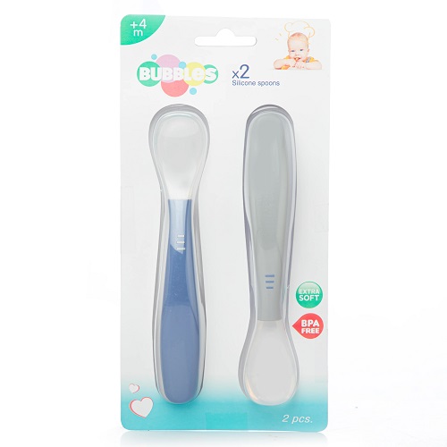Bubbles Silicon Spoon With Ultra Soft Tips