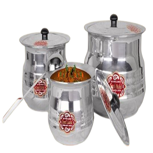 Mughlai Matka Set (Diamond) Large 7 pcs