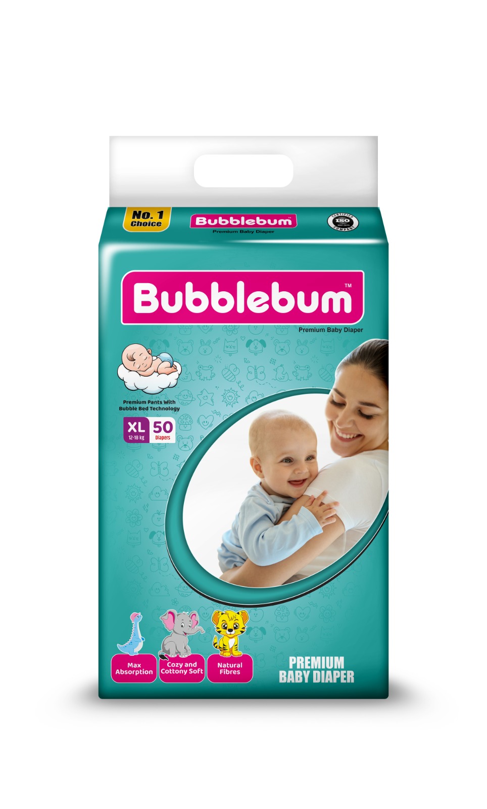 Bubblebum Baby Diapers (XL)
